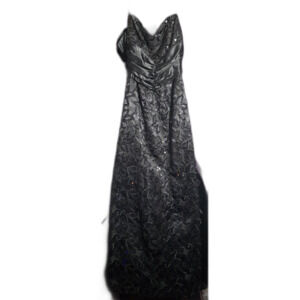 Vintage Jessica McClintock Black Formal Dress Size 5/6